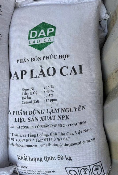 Phân bón DAP Lào Cai Vàng